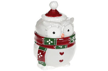 Банка керамічна Мудра сова, 750мл