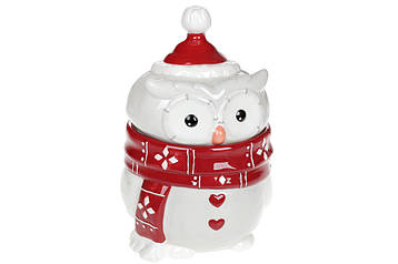 Банка керамічна Мудра сова, 1100мл