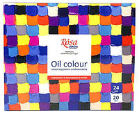 Набор масляных красок ROSA Studio 24 цветов по 20 мл