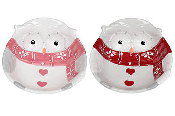 Піала (2шт.) керамічна Мудра сова, 550мл