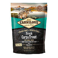 Carnilove Fresh Carp Traout for Adult Dog (Карнал Фреш Едалт Дог Карп Форель) корм для собак усіх порід 1.5 кг.