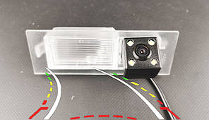 Штатна камера заднього виду Fiat Tipi/Egea/Dodge Neon 2015-2019 CCD turning lines
