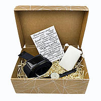 Подарунковий набір ZIZ Мінімалізм (гіфтбокс + Повербанк 5000 мАг + Годинник + Ремінь + Листівка)