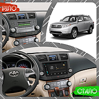 Lb Штатная автомагнитола в машину для Toyota Highlander 2 (U40) Рестайлинг 2010-2013 экран 10" 2/32Gb Wi-Fi