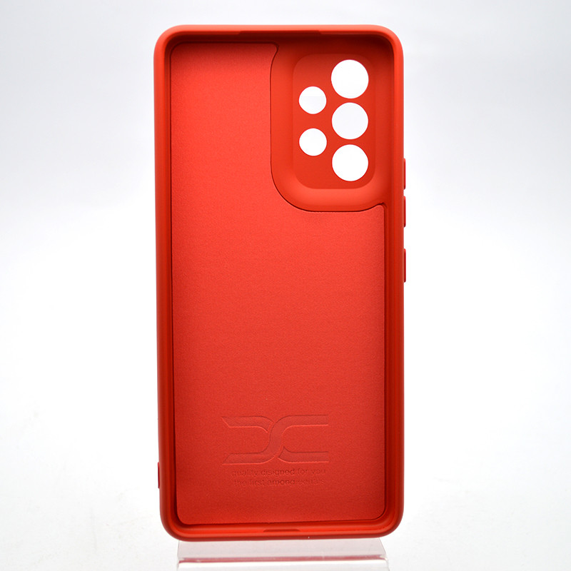 Чохол накладка Silicon Case Full Camera для Samsung A536 Galaxy A53 Червоний, фото 3