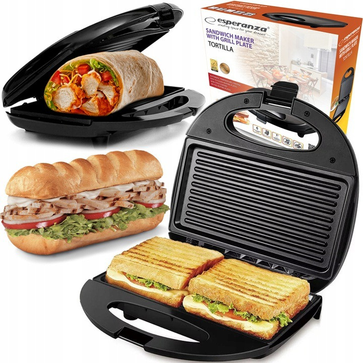 Бутербродниця Esperanza EKT009 1000 W (Польща), фото 1