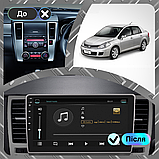 Al Штатна магнітола для Nissan Tiida 1 Рестайлінг 2010-2013 екран 9" 4/64Gb 4G Wi-Fi GPS Top Android, фото 2