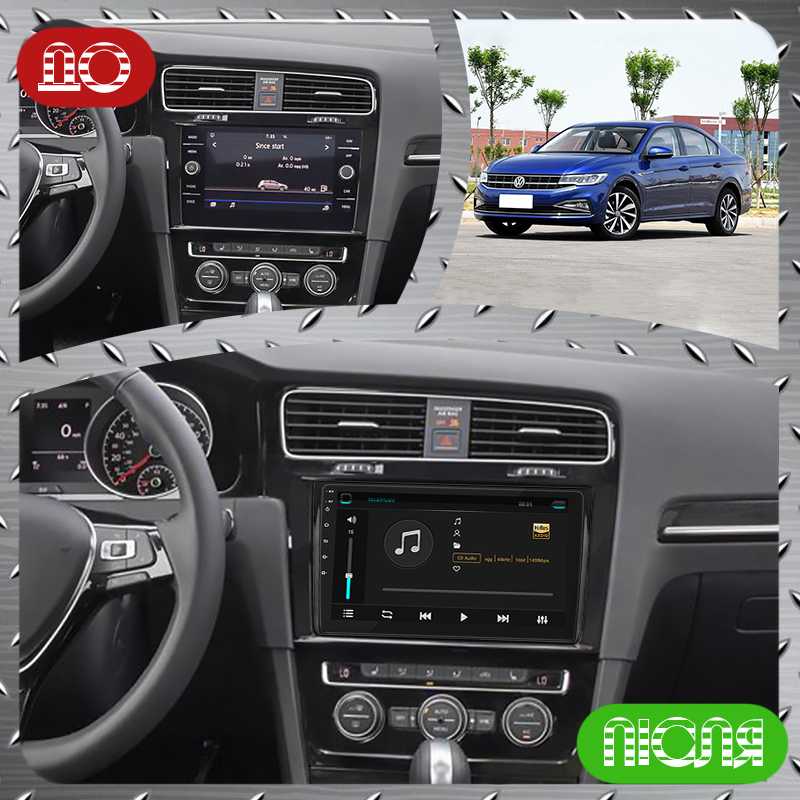 Al Штатна магнітола для Volkswagen Bora 4 2018-н.в. екран 9" 2/32Gb 4G Wi-Fi GPS Top Android, фото 1