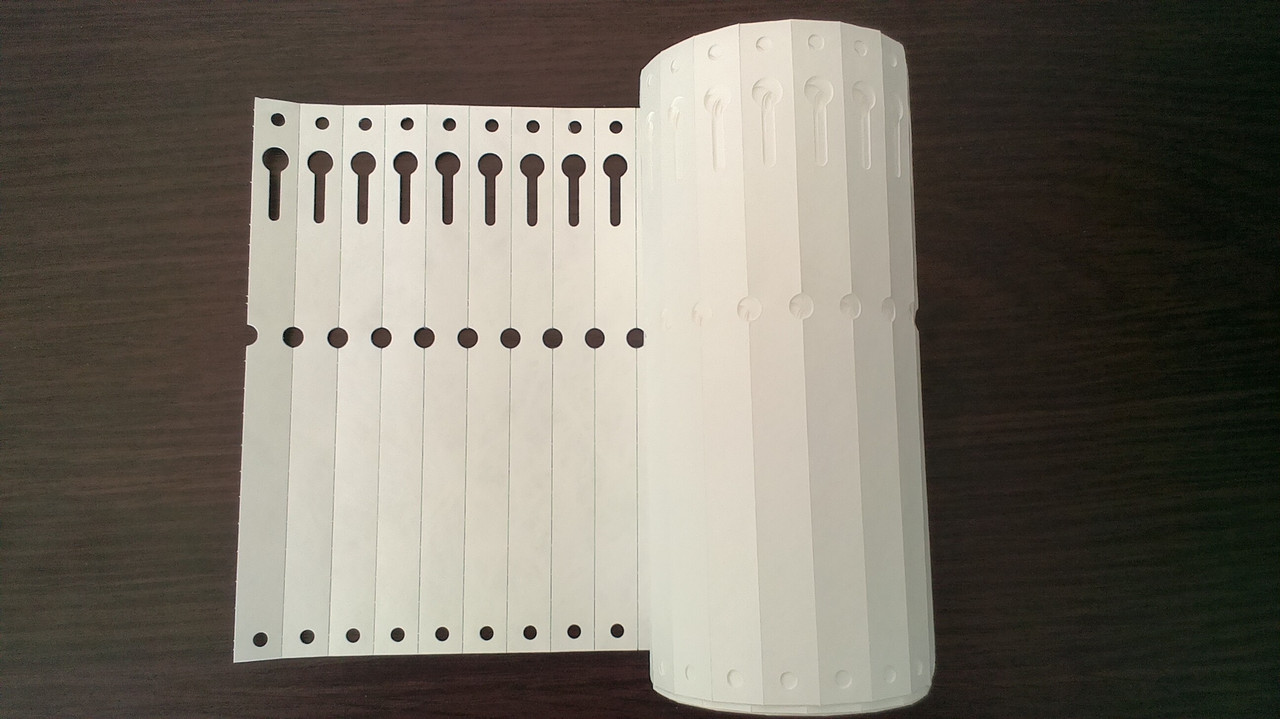 Етикетки-петельки садові Tyvek 2,5х22см білі 100шт.