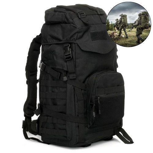 Рюкзак тактичний Storm Cargo Чорний; 60л; 50х38х27см. MOLLE. Туристичний рюкзак-баул.