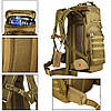 Рюкзак тактичний Storm Cargo Камуфляж CP; 60л; 50х38х27см. MOLLE. Туристичний рюкзак-баул., фото 7