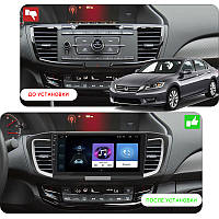 Lb Андроид магнитола штатная для Honda Accord 9 Рестайлинг 2015-2019 экран 10" 1/16Gb Wi-Fi GPS Base