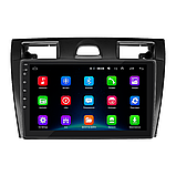 Al Штатна магнітола для Ford Fiesta Mk5 2002-2008 екран 9" 2/32 Gb Wi-Fi GPS Base Android, фото 3