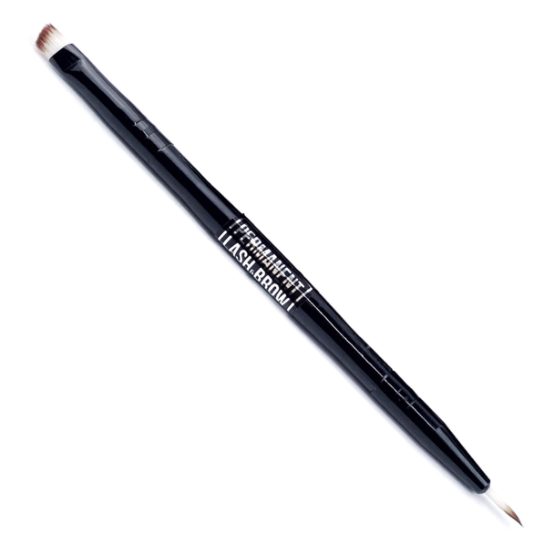 Пензлик #11 двосторонній Permanent LASH&BROW