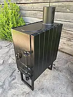 Печь буржуйка огонь батарея с радиатором и варочной плитой