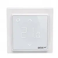 Терморегулятор програмований з таймером Devireg Smart WiFi датчик температури підлоги і повітря, білий