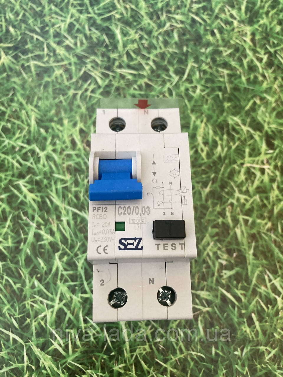Диференціальний автомат PFI2 C20А/0,03, фото 1