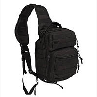 Рюкзак, Однолямковий One Strap Assault Pack, 10 L, чорний, оксфорд, Mil-Tec Німеччина