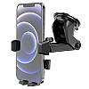 Автотримач для телефонів на присосці на лобове скло або панель тримач для смартфона в машину Hoco, фото 8
