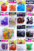 Резинки для плетения браслетов Colorful Loom Bands набор из 15 пакетов по 200шт