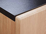 Стенка Solido ДСП ламінована, Загартоване скло, скандинавський, дуб Артезіан / чорний, чорний, дуб Артезіан, фото 6