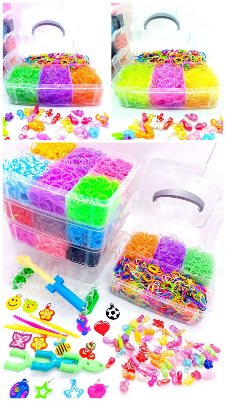 Купити Набір резинок для плетіння браслетів з гумок Fashion loom bands