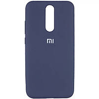 Чехол Silicone Case Full Protective с закрытым низом для Xiaomi Redmi 8