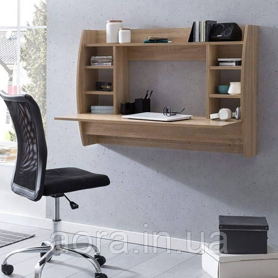 Стіл комп'ютерний навісний Forte Astrid 1100x750x485 Дуб сонома