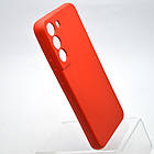 Чохол накладка Silicon Case Full Camera для Samsung G901 Samsung S22 Червоний, фото 3