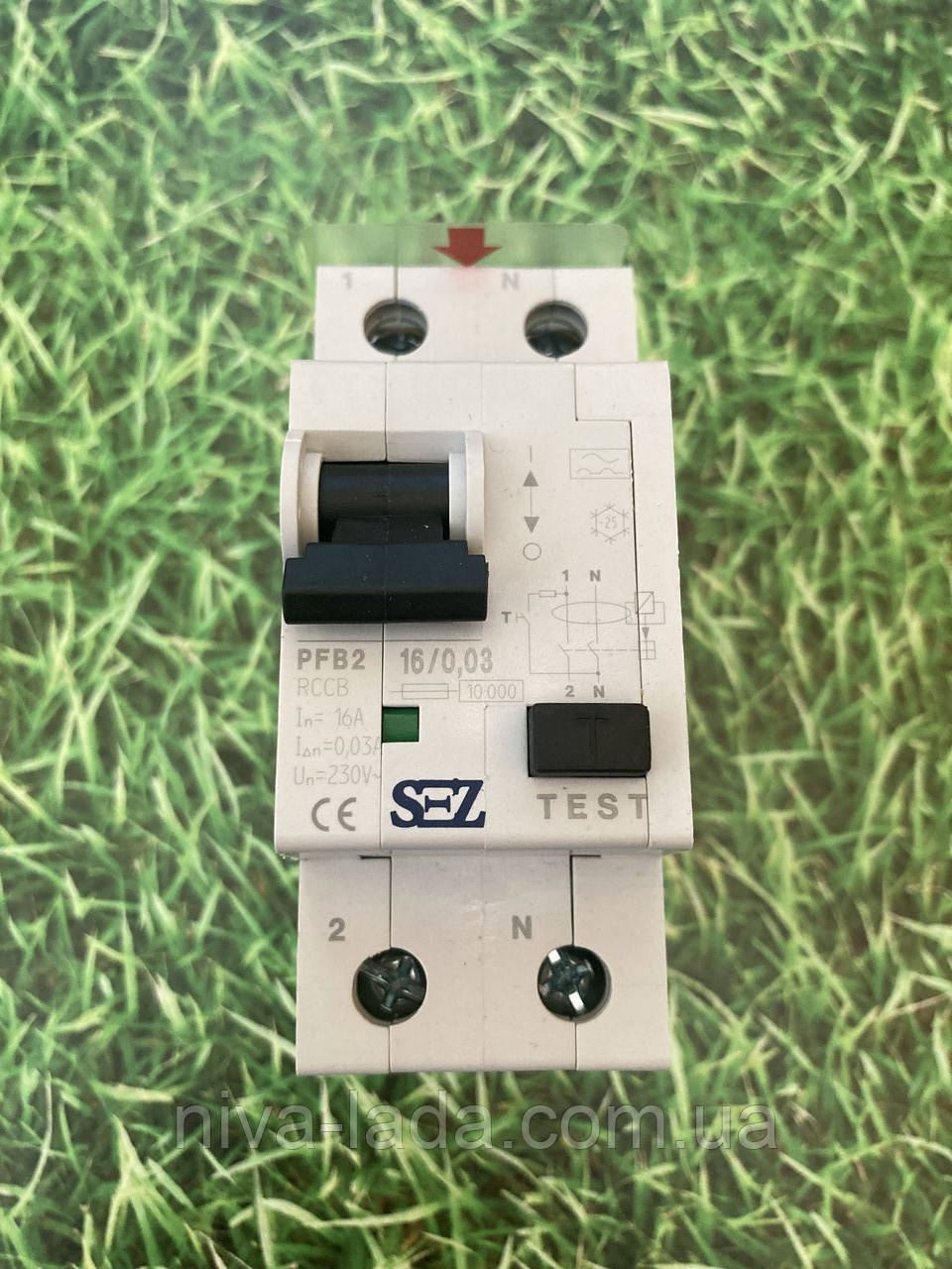Диференційне реле (УЗО) PFB2 16A/0,03A SEZ