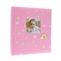 Фотоальбом 100 стр. 29x32см GEDEON DBCL50 BABY RAINBOW pink