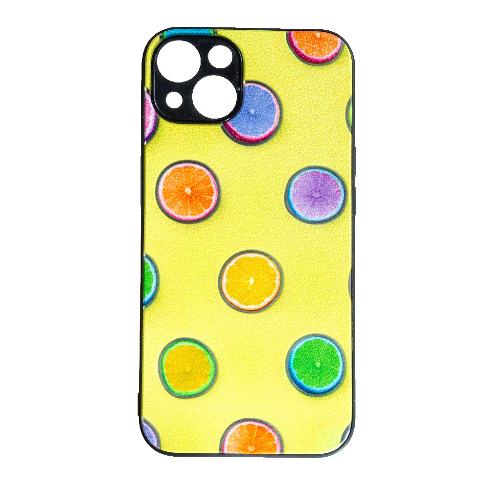 Накладка Summer Hits Apple iPhone 13/14, Лимон, оригінальний чохол з TPU+PC, фото 1