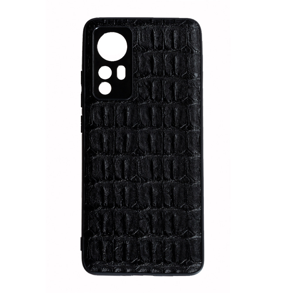 Накладка Leather Case Xiaomi 12 / 12X,  Кроко