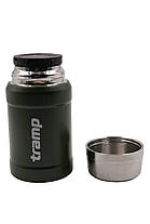 Термос харчовий TRAMP з широким горлом 800 мл у чохлі olive (Niz13642), фото 4