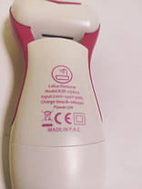 Пилка роликова електрична KEMEI KM-2502Х для ніг, біло-рожева, фото 3