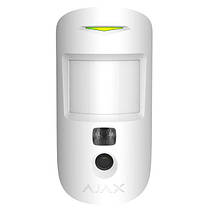 Бездротовий датчик руху Ajax MotionProtect Camera white з фотокамерою для підтвердження тривог, фото 2