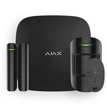 Комплект бездротової сигналізації Ajax StarterKit 2 (8EU) black з підтримкою датчиків з фотофіксацією тривоги, фото 2