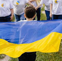 Флаг Украины 140*90 Флажная сетка