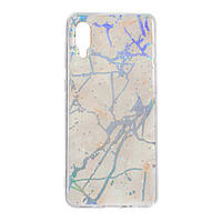 Силикон Marble Samsung A02 (2021), Gold