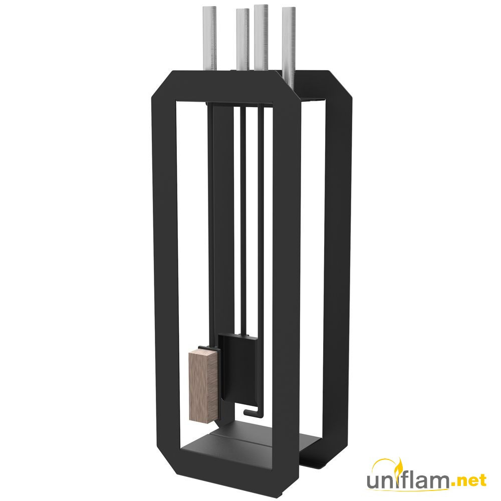 Набір для каміна R4 чорний, фото 1