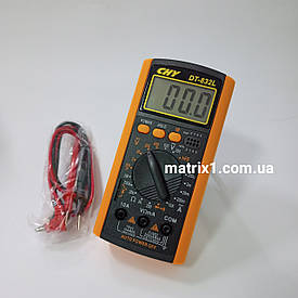 Цифровий універсальний мультиметр із підсвіткою DIGITAL DT-832L