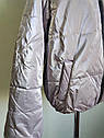 Дитяча куртка для дівчинки 7-12 років, демісезонна фіолетово-сібрыста, фото 5