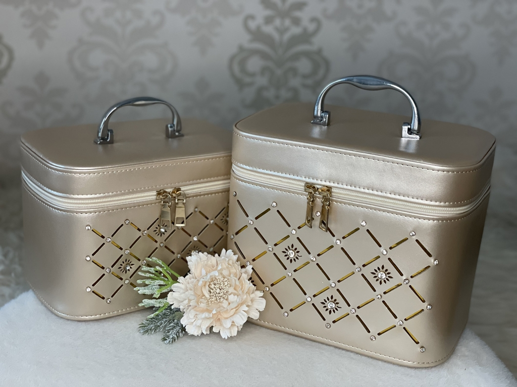 ❤️Стильні б'юті кейси у наборі з двох різних розмірів, фото 1