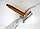 Бритва Т-подібна Fatip Zebrano Wood Double Edge Safety Razor Open Comb, фото 4