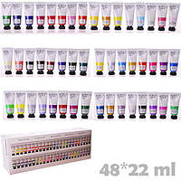 Акриловые краски в тюбиках набор "Art ranger" 48 цветов по 22 мл
