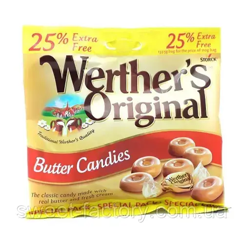 Карамель Werthers Originals Butter Candies 137g