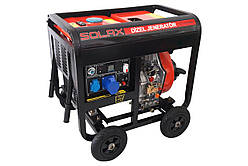 Професійний генератор дизельний (електрогенератор) SOLAX SDJ10000ME : 6,5/7,0 кВт дизельгенератор для дому