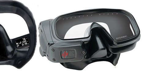 Декомпрессиметр в масці Aeris Compumask