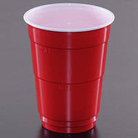 Червоні пластикові стакани Huhtamaki Red Cup 400 мл 50 шт