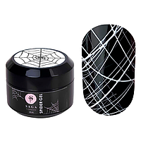 Гель-павутинка Saga Professional Spider Gel - білий, 8 мл